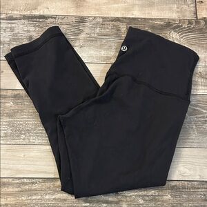 Lululemon Black Cropped Leggings